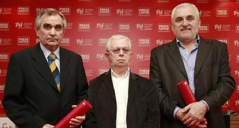 Branislav Gulan, Nova Đurić i Vukman Vidaković.